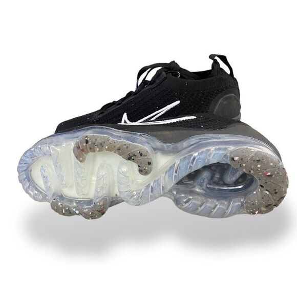 Nike Womens Air Vapormax 2021 Flyknit Black Silver White DC4112-002 size 7 New - Picture 5 of 6